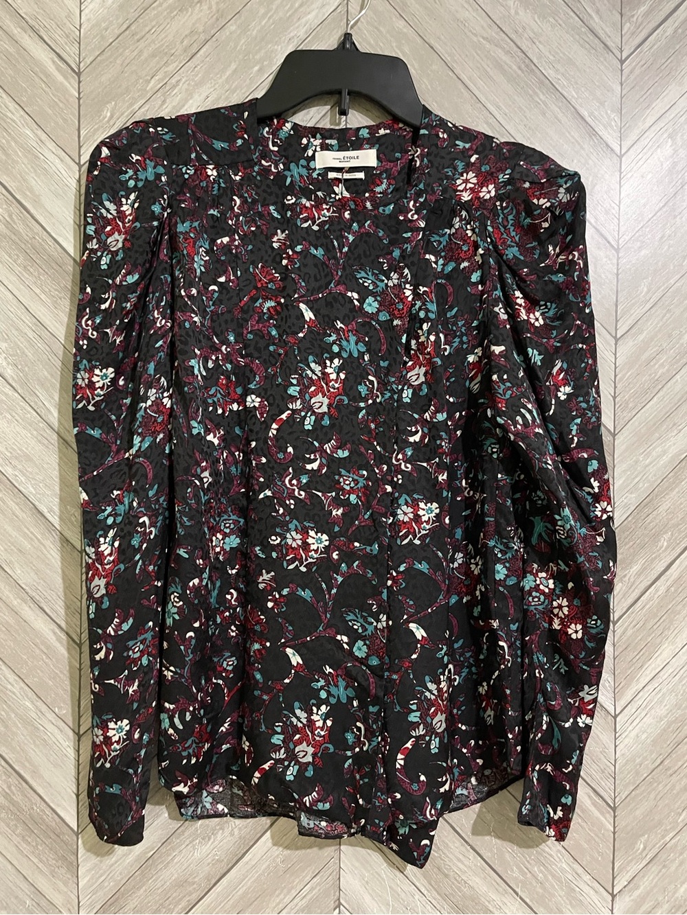 Isabel Marant Etoile Benson Floral Jacquard Top. Size 38/6 US Women #494